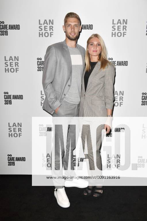 Lasse Sobiech with friend Nina at the presentation of the GQ Care Award 2019 in the 20Â° Restobar Düsseldorf 08 05 2019 Foto:xF.xFuturexImage
