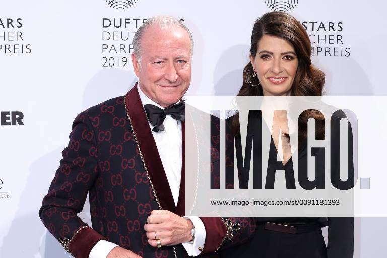 Alberto Morillas and Linda Zervakis at the presentation of the German Perfume Award Duftstars 2019 on 9 05 2019 in Düsseldorf German Perfume Award Duftstars 2019 in Düsseldorf