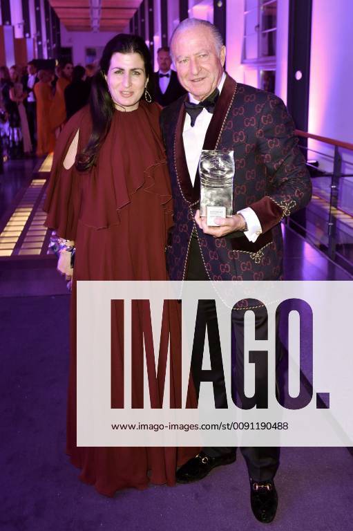 Alberto Morillas with daughter Veronique at the 27th German Perfume Award Duftstars 2019 at the Rheinterrasse Düsseldorf Düsseldorf 09 05 2019 Foto:xF.xFuturexImage