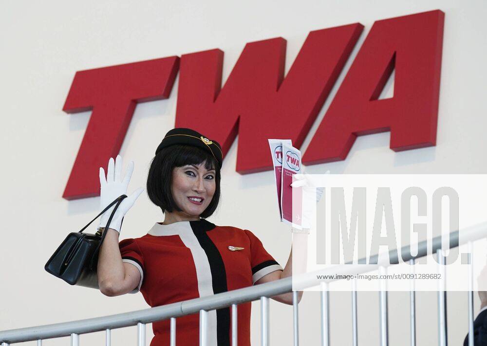 Sights of the old TWA Terminal are viewed by members of the media at a press tour at the grand opening of the TWA Hotel at JFK Airport on May 15, 2019 in New York City. The TWA Hotel at JFK International Airport will preserves the iconic Eero Saarinen terminal, restoring the landmark to its Jet Age splendor for generations to enjoy. Designed to defer to the landmark, the new hotel structures are set back from the terminal. The complete rehabilitation of the national landmark to its 1962 glory includes restoring iconic interiors by Charles Eames, Raymond Loewy, and Warren Platner. Plans also include an innovative museum showcasing New York as the birthplace of the Jet Age, the storied history of Trans World Airlines and the Midcentury Modern design movement. NYP20190515196 JOHNxANGELILLO