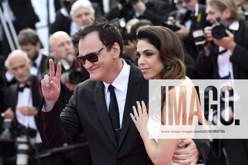 Quentin Tarantino - Daniela Pick CINEMA : 72 eme Festival de Cannes - Red Carpet du film once upon a time...in Hollywood - 21 05 2019 NorbertScanella Panoramic