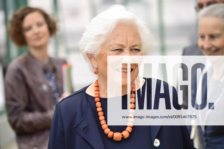 Queen Paola of Belgium arrives at a ceremony for the Queen Paola Award 2018-2019 (Koningin Paolaprijs - Prix Reine Paola) for education, at the royal castle in Laken Laeken, Brussels, Wednesday 22 May 2019. LAURIExDIEFFEMBACQ 05589807