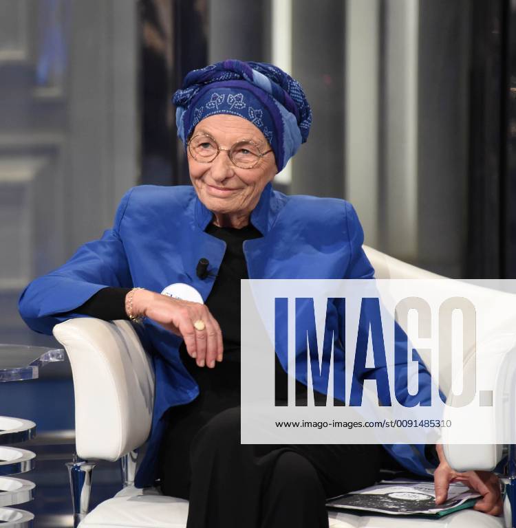 Foto IPP Gioia Botteghi Roma 23 05 2019 Trasmissione TV Porta a porta nella foto l esponente politico del partito +Europa Emma Bonino ospite della puntata Italy Photo Press - World Copyright 0