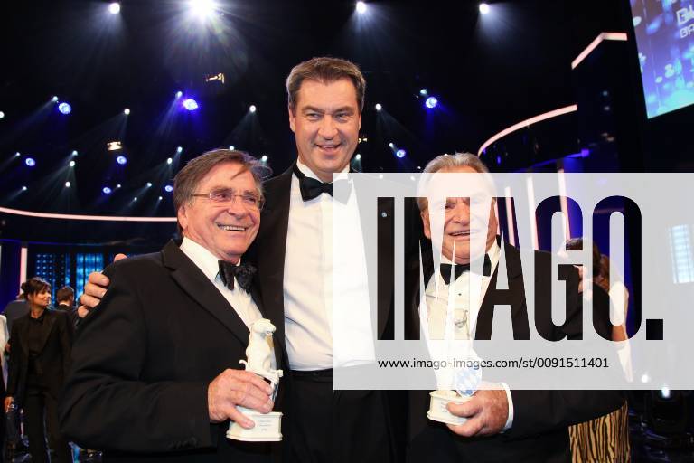 Elmar Wepper, Markus Soeder Bay State Premier , Fritz Wepper, Bavarian Television Prize 2019 at the Prinzregententheater in Munich on 25 05 2019