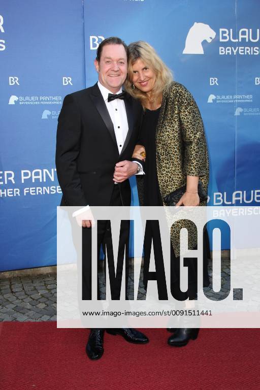 Juergen Tonkel with wife Eva, Bavarian Television Award 2019 at the Prinzregententheater in Munich on 25 05 2019