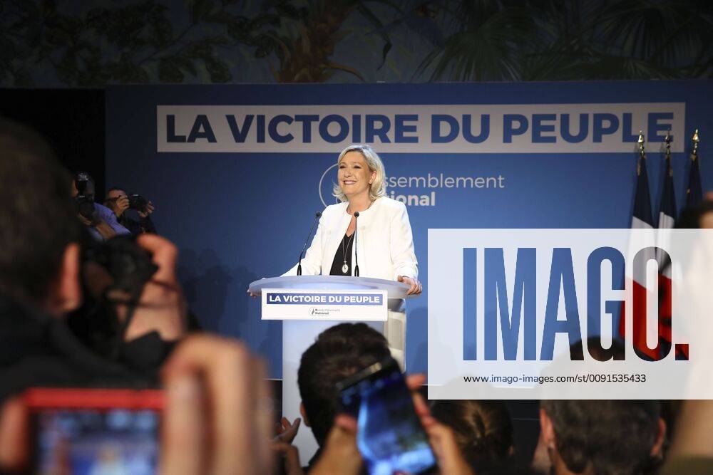 Marine Le Pen NEWS : Resultats Elections europeennes - Rassemblement National - 26 05 2019 GwendolineLeGoff Panoramic