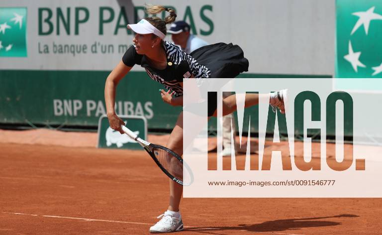Belgian Elise Mertens pictured in action during the match between Belgian Elise Mertens (WTA20) and Slovenian Tamara Zidansek (WTA68) in the women s singles first round at the Roland Garros French Open tennis tournament, in Paris, France, Monday 27 May 2019. The main draw of this year s Roland Garros Grand Slam takes place from 26 May to 9 June. VIRGINIExLEFOUR 2344635