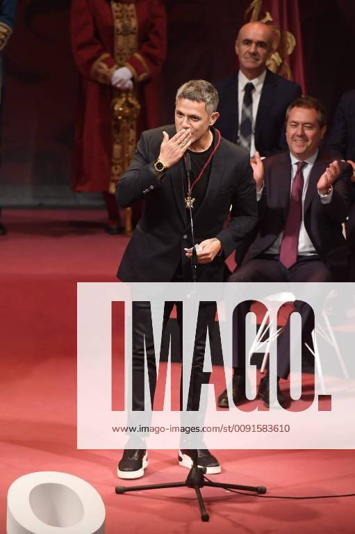 The singer Alejandro Sanz receives the gold medal of the city of Seville that names him as an adopted son, Thursday, May 30, 2019 Cordon Press