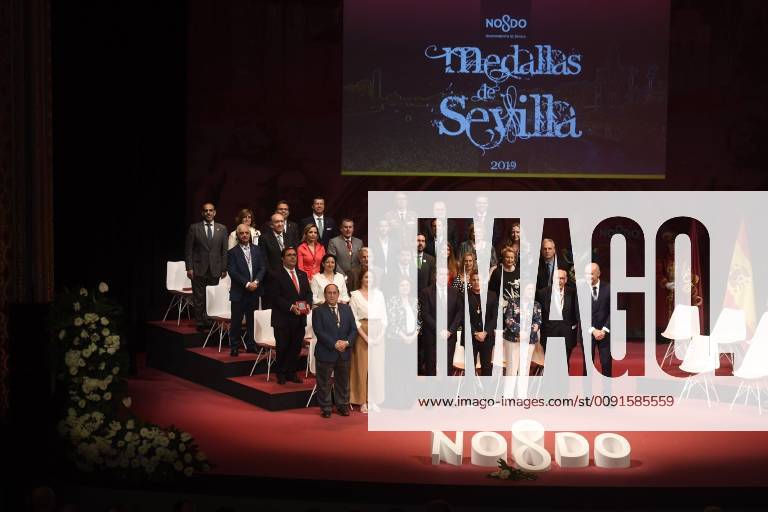 The singer Alejandro Sanz receives the gold medal of the city of Seville that names him as an adopted son, Thursday, May 30, 2019 Cordon Press