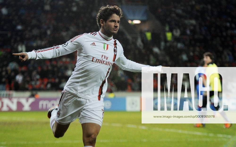 Alexandre Pato during their final Champions League group H soccer match FC Viktoria Plzen vs AC Milan at Synot Tip Arena Eden stadium in Prague, Czech Republic, Tuesday, December 6, 2011. (CTKxPhoto MichalxKamaryt) CTKPhoto019201112061062601