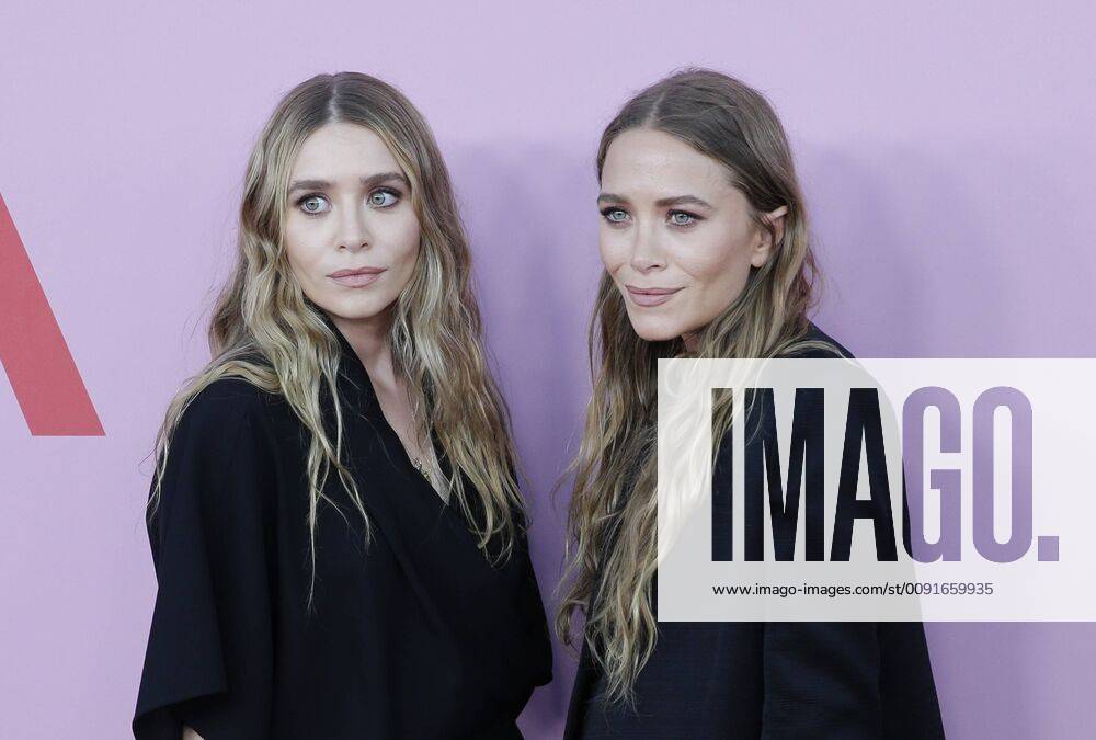 Ashley Olsen and Mary-Kate Olsen arrive on the red carpet at the 2019 CFDA Fashion Awards at the Brooklyn Museum in New York City on June 3, 2019. NYP20190603131 JOHNxANGELILLO