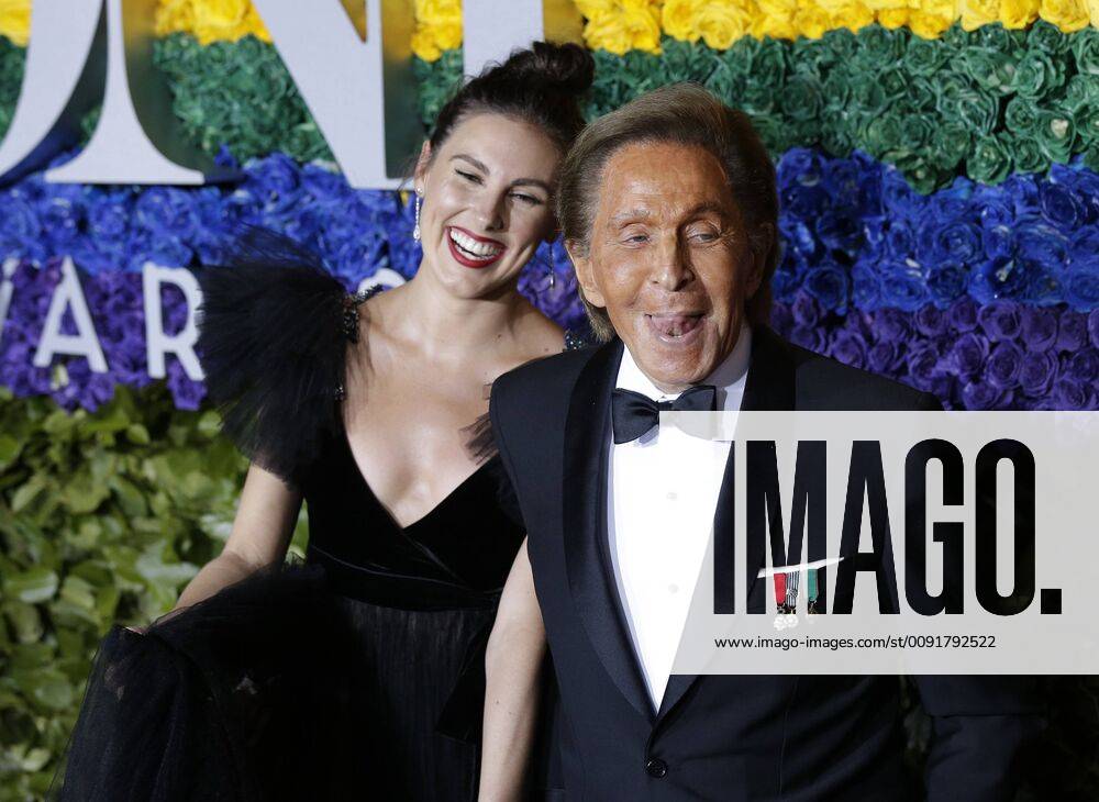 Tiler Peck and Valentino Garavani arrive on the red carpet at The 73rd Annual Tony Awards at Radio City Music Hall on June 9, 2019 in New York City. NYP20190609304 JOHNxANGELILLO