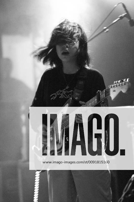 Lindsey Jordan alias Snail Mail at a concert at the Lido in Berlin, 11 June 2019 photo black and white converted Snail Mail at the Lido