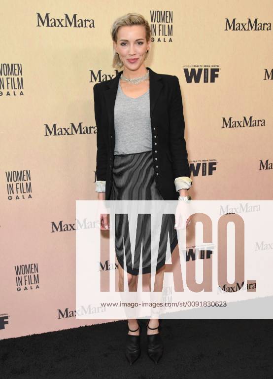 Beverly Hills, California - Katie Cassidy. Women In Film Annual Gala 2019 Presented By Max Mara held at Beverly Hilton Hotel. Photo Credit: Birdie Thompson AdMedia 241683 2019-06-12 California Beverly Hills Etats-Unis