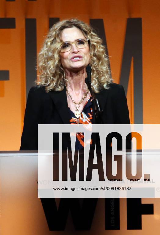 BEVERLY HILLS, CA - JUNE 12: Kyra Sedgwick, at the 2019 Women In Film Annual Gala_Inside at the Beverly Hilton Hotel in Beverly Hills, California on June 12, 2019.