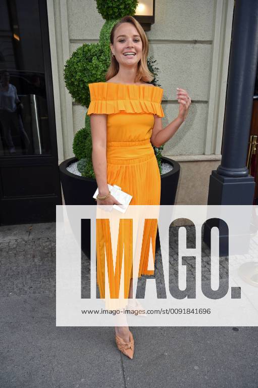 Sonja Gerhardt dress by Malaikaraiss at the Berlin TV Series Award 2019 at the TITANIC Hotel am Gendarmenmarkt in Berlin on 13 06 2019