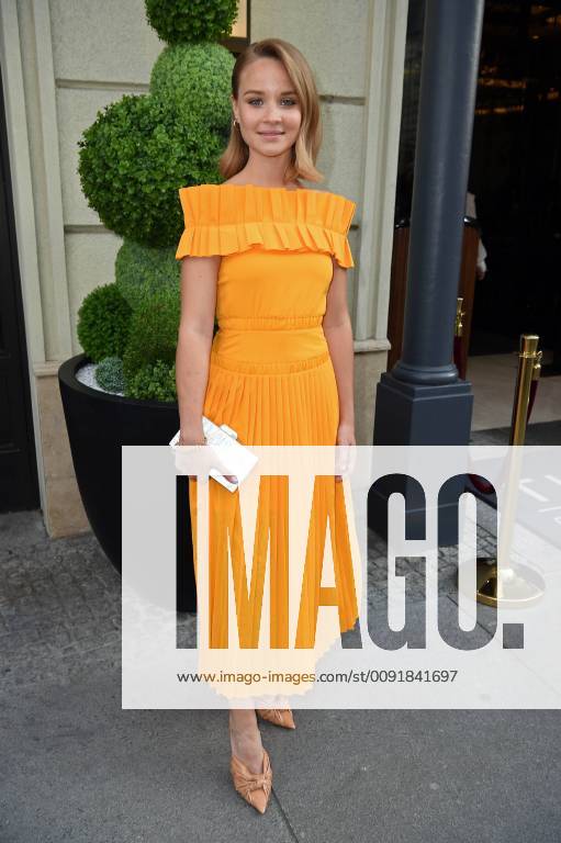 Sonja Gerhardt dress by Malaikaraiss at the Berlin TV Series Award 2019 at the TITANIC Hotel am Gendarmenmarkt in Berlin on 13 06 2019