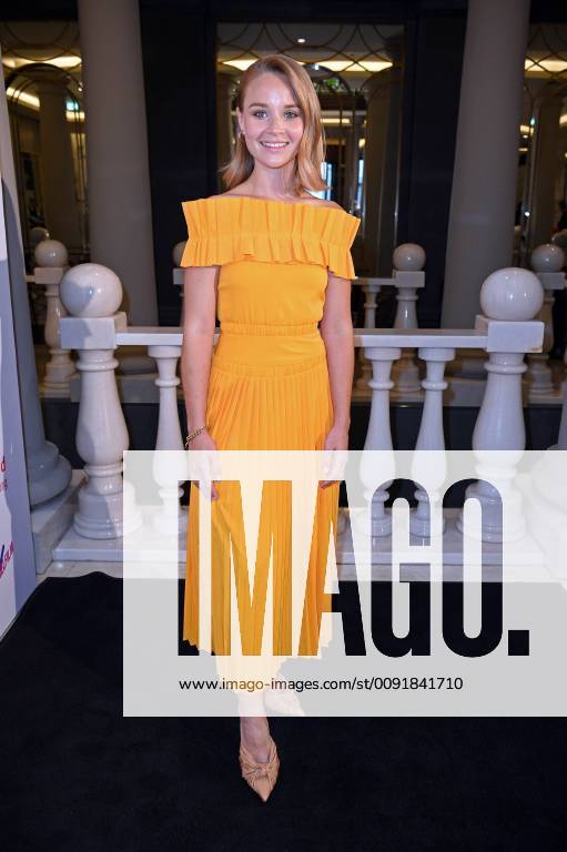 Sonja Gerhardt dress by Malaikaraiss at the Berlin TV Series Award 2019 at the TITANIC Hotel am Gendarmenmarkt in Berlin on 13 06 2019