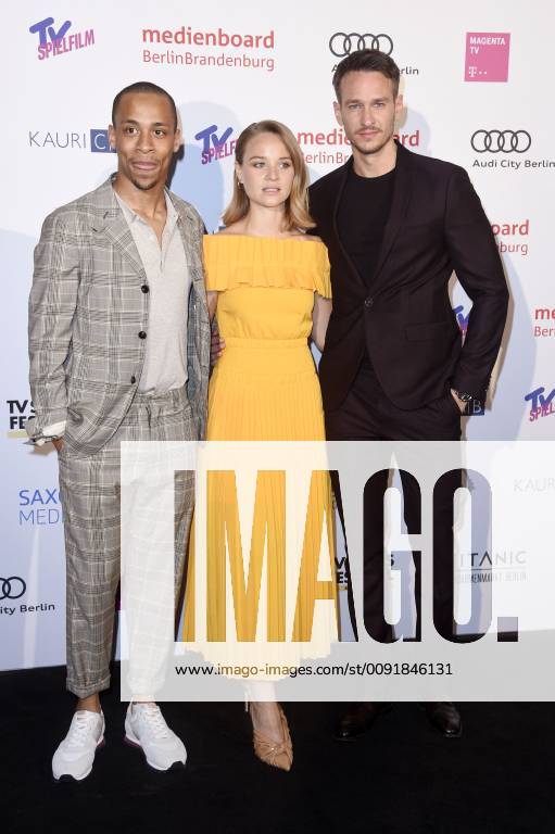 Jerry Hoffmann, Sonja Gerhardt and Vladimir Burlakov at the presentation of the Berlin Series Award 2019 in the Titanic Hotel Gendarmenmarkt Berlin, 13 06 2019 Foto:xN.xKubelkax xFuturexImage
