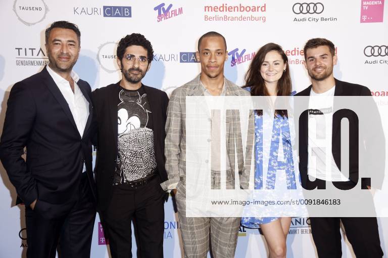 Mehmet Kurtulus, Reza Brojerdi, Jerry Hoffmann, Lea van Acken and Lucas Reiber at the presentation of the Berlin Series Award 2019 in the Titanic Hotel Gendarmenmarkt Berlin, 13 06 2019 Foto:xN.xKubelkax xFuturexImage