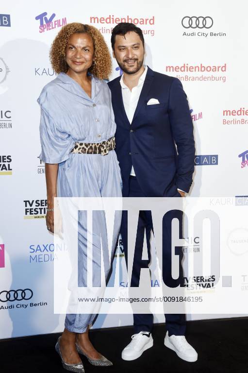 Nataly Kudiabor and Mark Olan Dreesen at the presentation of the Berlin Series Award 2019 in the Titanic Hotel Gendarmenmarkt Berlin, 13 06 2019 Foto:xN.xKubelkax xFuturexImage