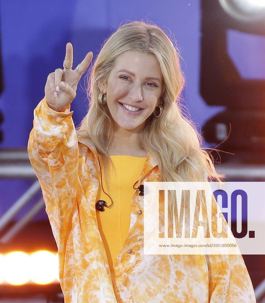 Ellie Goulding performs on the Good Morning America Show at the Rumsey Playfield SummerStage in Central Park in New York City on June 14, 2019. NYP20190614104 JOHNxANGELILLO