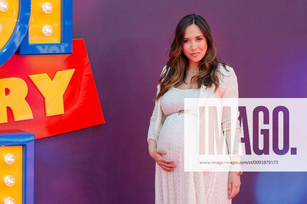 London, Greater London, United Kingdom - Myleene Klass arrives for the European film premiere of Toy Story 4 at Odeon Luxe, Leicester Square on 16 June, 2019 in London, England London United Kingdom - ZUMAn230 20190616_zaa_n230_180