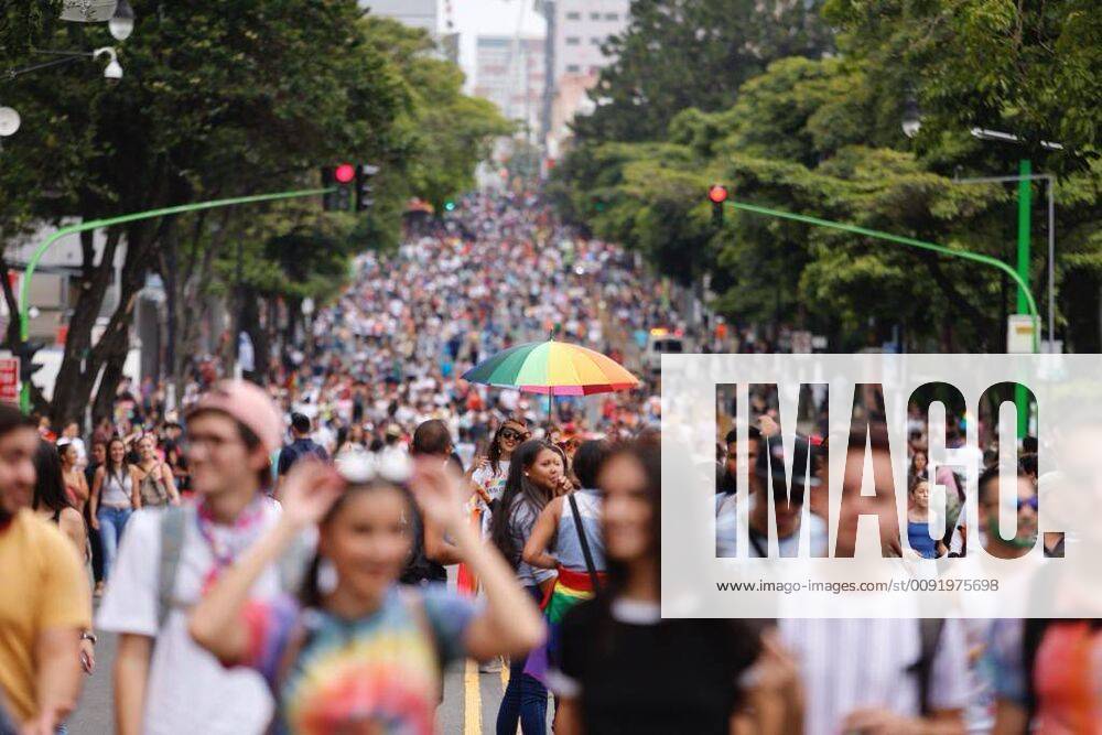 Thousands of participants sing slogans of respect, equality and love for all citizens on the occasion of the 12th edition of the March of Diversity in Costa Rica Photographer Alberth MaroÂn - ZUMAla2_ 20190623_zaa_la2_021