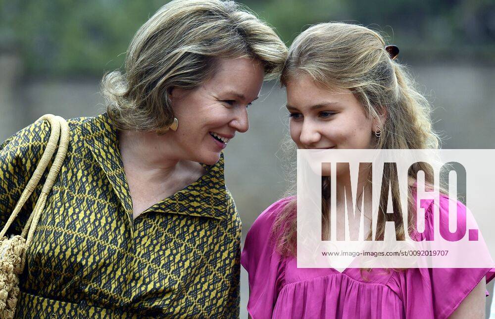 Queen Mathilde of Belgium and her daughter Crown Princess Elisabeth pictured in a moment of complicity at a visit to AMREF Dagoretti Child Protection and Development Centre, in Dagoretti, western part of Nairobi, Kenya, Wednesday 26 June 2019. Queen Mathilde, honorary President of Unicef Belgium, and Crownprincess Elisabeth are on a three day mission in Kenya with focus on education and children in difficult circumstances. ERICxLALMAND 05613265