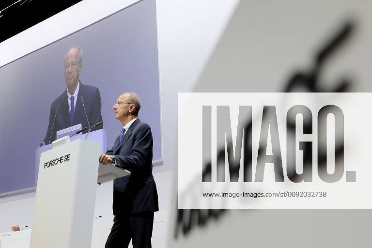 Stuttgart, DEU Annual General Meeting of Porsche Automobil Holding SE in the Porsche Arena in Stuttgart Hans Dieter Poetsch, Chairman of the Board of Management of Porsche Automobil Holding SE