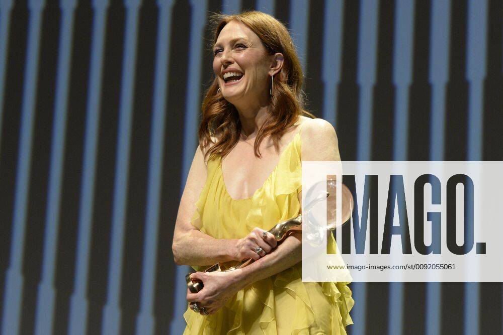 US actress Julianne Moore received Crystal Globe award for contribution to world cinematography at the opening ceremony of the 54th Karlovy Vary International Film Festival in Karlovy Vary, Czech Republic, on Friday, June 28, 2019. (CTKxPhoto KaterinaxSulova) CTKPhotoP201906281001301 _SUK9694