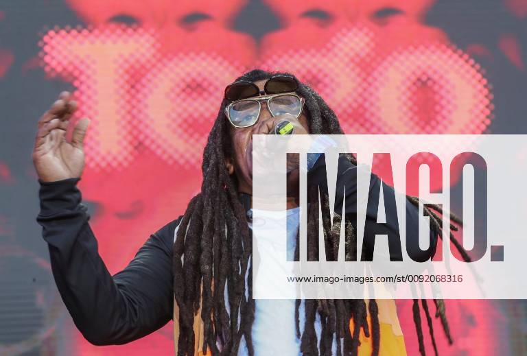 Puerto Rican singer Tego Calderon performs on stage during Sun&Stars Festival in Las Palmas de Gran Canaria, Spain, 29 June 2019. Sun&Stars Festival !ACHTUNG: NUR REDAKTIONELLE NUTZUNG!
