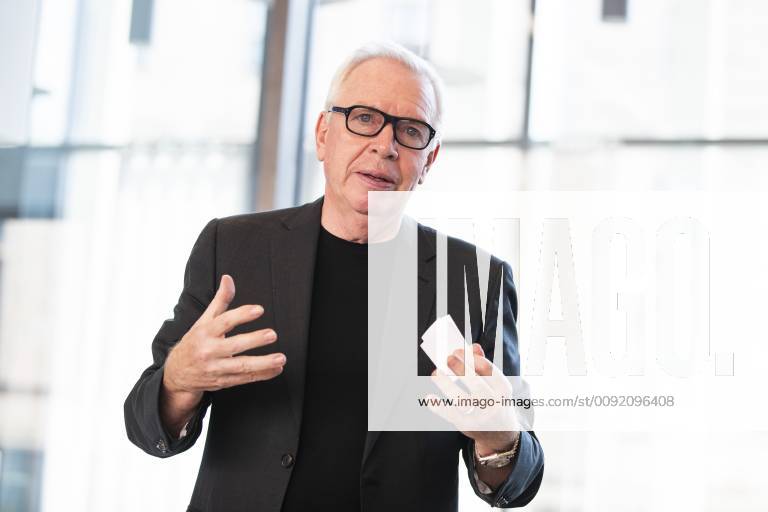 Architect David Chipperfield at James Simon Galerie during a press preview on 1 July 2019 Press preview James Simon Galerie in Berlin