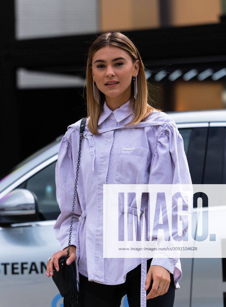 A chic showgoer attending Berlin Fashion Week - July 1, 2019 - BFW: July 2019 Street Style Day 1, Berlin Germany