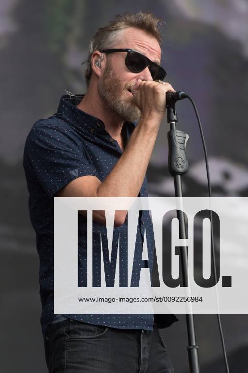 British Summer Times Festival at Hyde park, London, UK . The National performs on the Great Oak Stage at The British Summer Time Festival, Hyde Park, London. 13 July 2019. LMK370-3008MB-130719 WWW.LMKMEDIA.COM Justin Ng Landmark Media