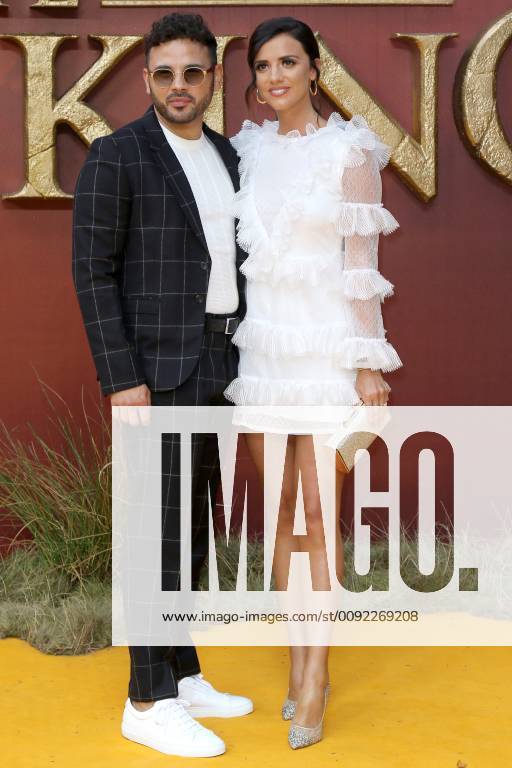 Ryan Thomas and Lucy Mecklenburgh attend the European Premiere of Disney s The Lion King at Odeon Luxe Leicester Square in London. JULY 14th 2019 MESx192539