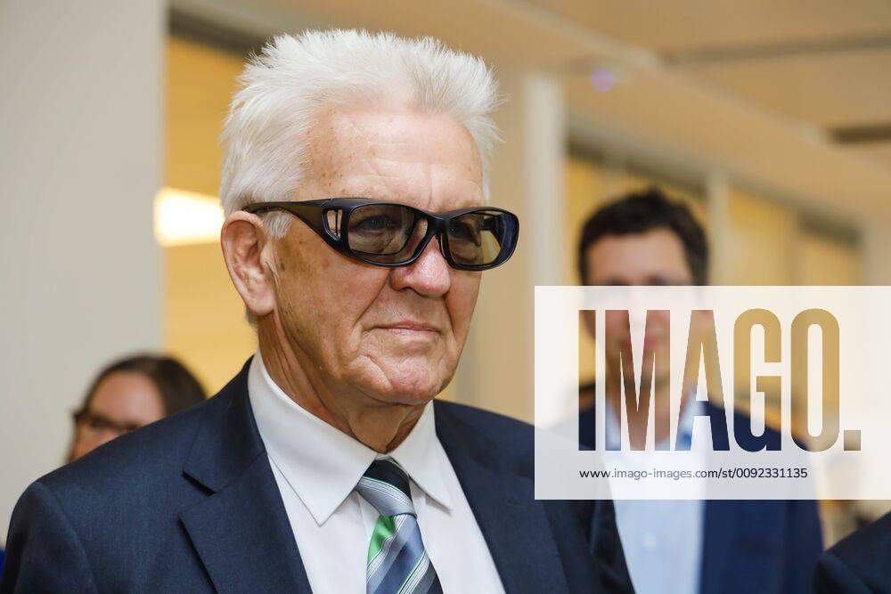DEU, Germany, Baden Württemberg, Tuttlingen, 19 07 2019 Minister President Winfried Kretschmann at a presentation by Aesculap AG digital@bw Festival Future Health Digital in Tuttlingen At the World Centre for Medical Technology, the state government of Baden Württemberg is focusing on the