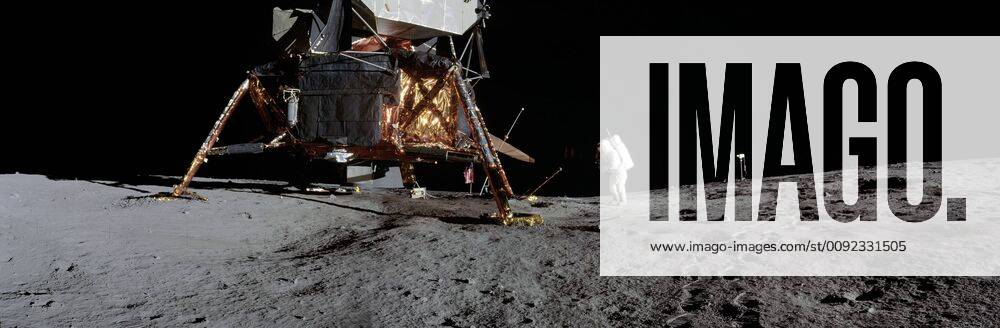 This image, released by NASA on July 16, 2019, shows a panorama view of the lunar surface from just inside the rim of Surveyor Crater and shows Apollo 12 lunar module pilot Alan Bean on the first moonwalk of the mission. The panoramic images received minimal retouching by NASA, including the removal of lens flares that were problematic in stitching together the individual frames and blacking out the sky to the lunar horizon. These adjustments were made based on observations of the astronauts who reported that there are no stars visible in the sky due to the bright lunar surface reflection of the Sun. NASA WAX2019071802 NASA