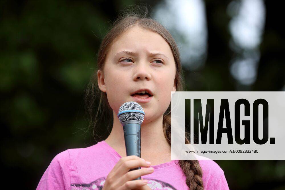 Fridays for Future with Greta Thunberg GER, Germany, Germany, Berlin, 19 07 2019 Berlin Mitte Schoolchildren, students and climate activists demonstrate for the climate in the Invalidenpark in the government district, climate