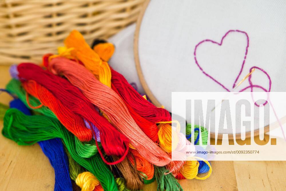 Hoop and yarn