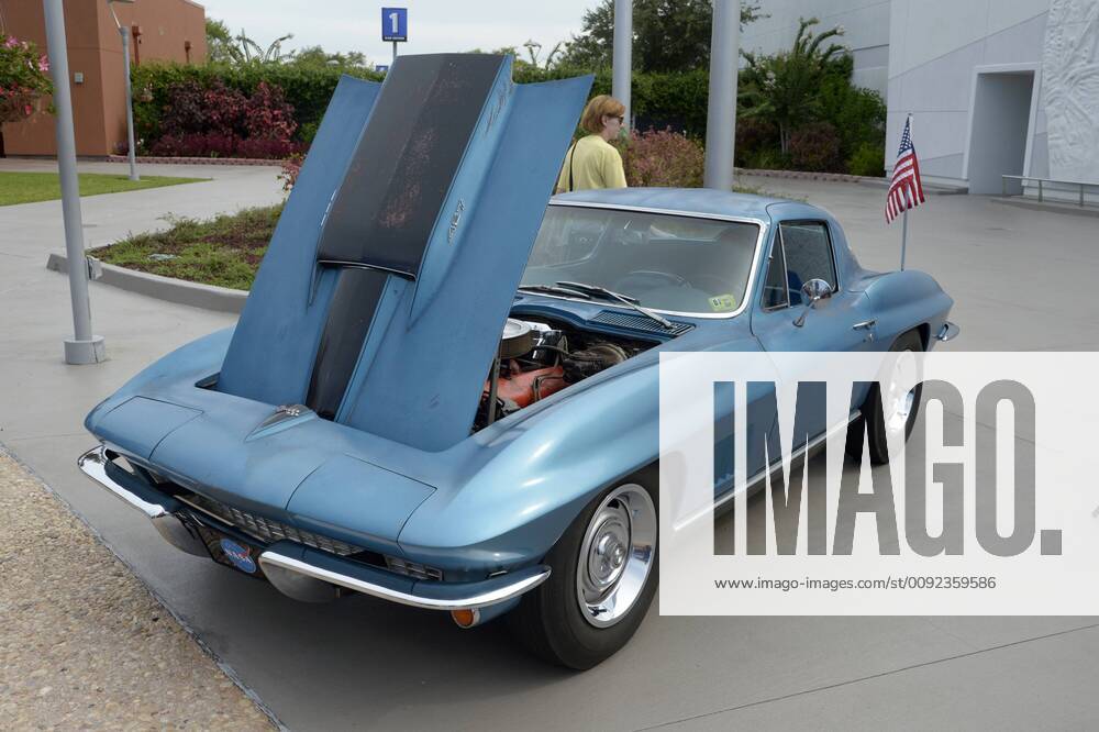 A 1967 Corvette, once owned by Astronaut Neil Armstrong, is on display at the Kennedy Space Center Visitors Center on Saturday, July 20, 2019.. KSP20190720017 JOExMARINO