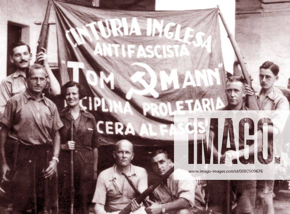 Spanish Civil War, Volunteers in the International Brigade Spanish Civil War, British Volunteers in the International Brigade. 1937