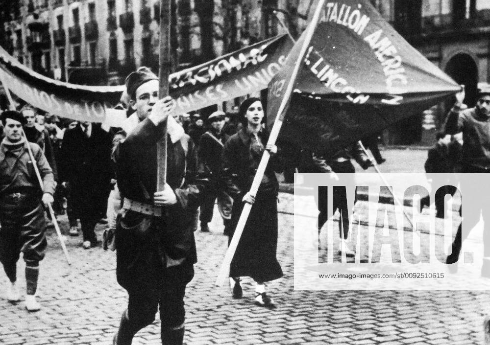 The American Lincoln battalion of the International Brigades The American Lincoln battalion of the International Brigades during the Spanish Civil War 1937