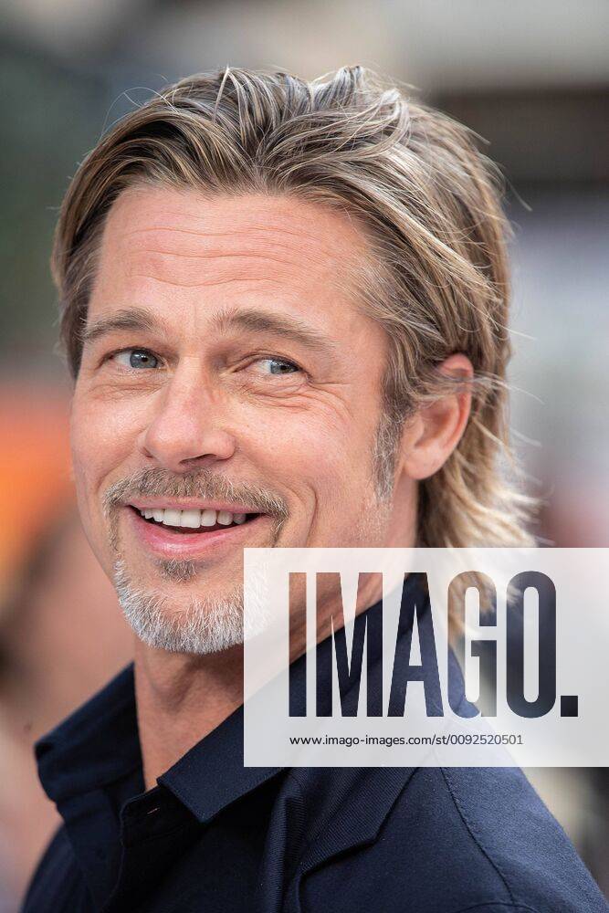 Brad Pitt at the Once Upon A Time In Hollywood Film Premiere on 30 07 2019 in London Once Upon A Time In Hollywood Film Premiere in London