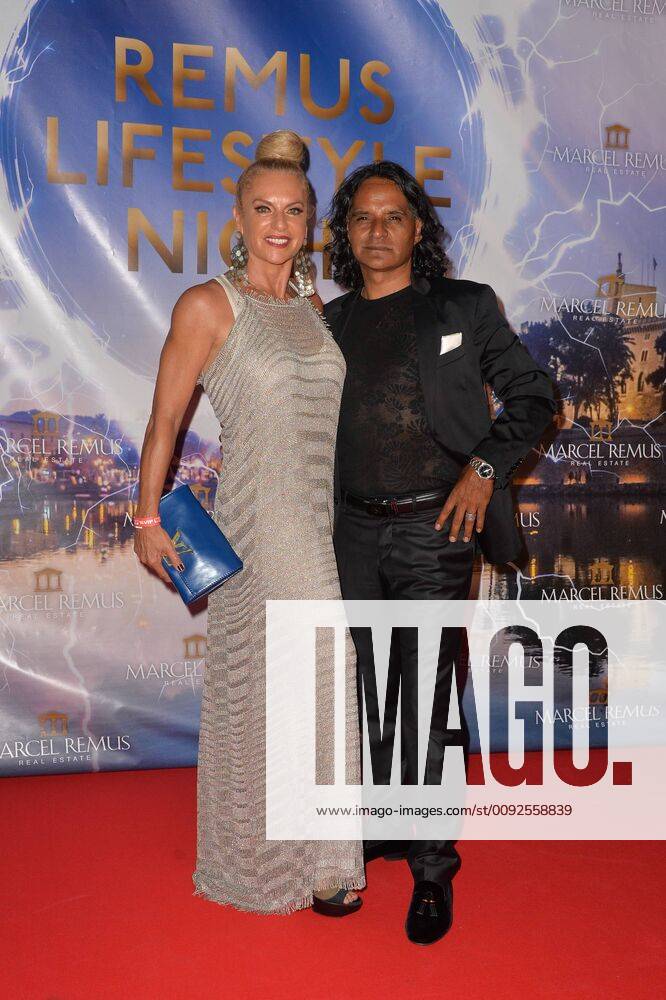 Christine Neubauer with friend José , 01 08 2019, S Arenal Spain , Event, Party, Marcel Remus Lifestyle Night 2019