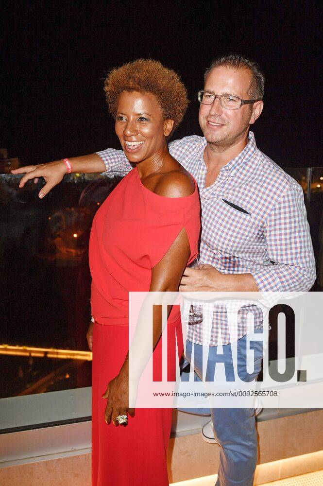 Arabella Kiesbauer with husband Florens Eblinger at the Remus Lifestyle Night 2019 at the Llaut Palace Hotel Palma, 01 08 2019 Foto:xF.xFuturexImage