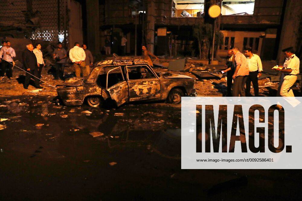 Ägypten, Explosion in der Innenstadt Kairos (190805) -- CAIRO, Aug. 5, 2019 (Xinhua) -- Photo taken on Aug. 5, 2019 shows the site of an explosion in Cairo, Egypt. At least 16 people were killed and 21 others wounded after a multi-vehicle crash and the ensuing explosion on Monday in central Cairo, Egypt s Health Ministry said in a statement. (Xinhua Ahmed Gomaa) EGYPT-CAIRO-CRASH-EXPLOSION