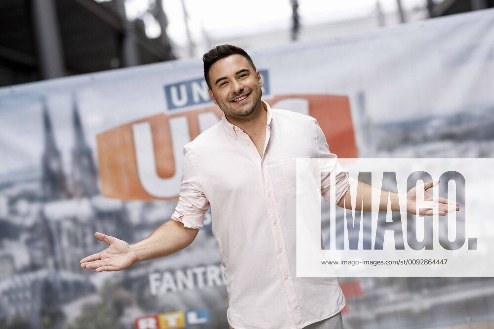 Lars Steinhöfel at the 16 fan meeting at the set of the RTL series Unter uns in den MMC Studios Köln, 12 08 2019 Foto:xC.xFuturexImage