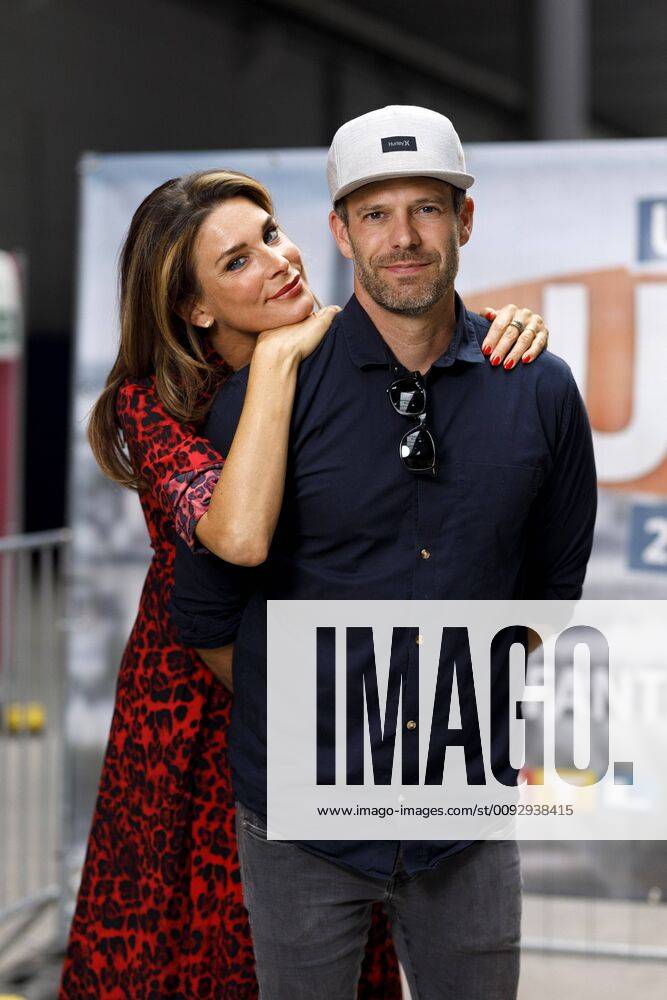 Claudelle Deckert and Ben Ruedinger at the 16 fan meeting at the set of the RTL series Unter uns in den MMC Studios Köln, 12 08 2019 Foto:xC.xFuturexImage