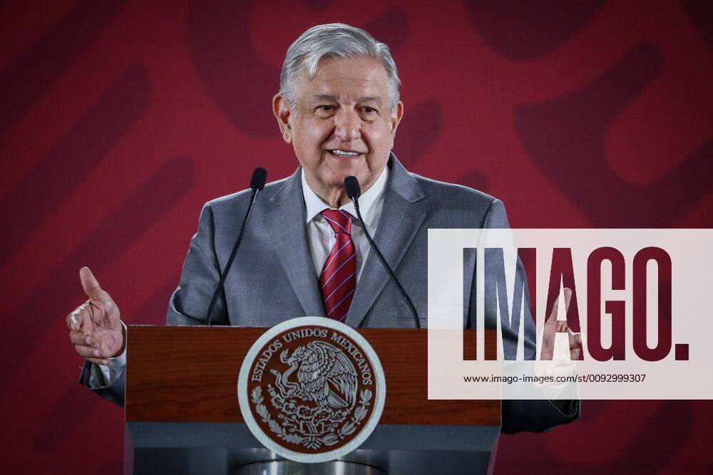 EUM20190821NAC12 JPG CIUDAD DE MEXICO, PresidencePresidence Conference 21 August 2019 President Andres Manuel Lopez Obrador led a press conference at the National Palace on August 21, 2019 in the event participated also David Leon Romero, holder of Civil Protection Photo Agency EL UNIVERSALIgnacio RamirezAFBV - ZUMAu78_ 20190821_zaf_u78_043